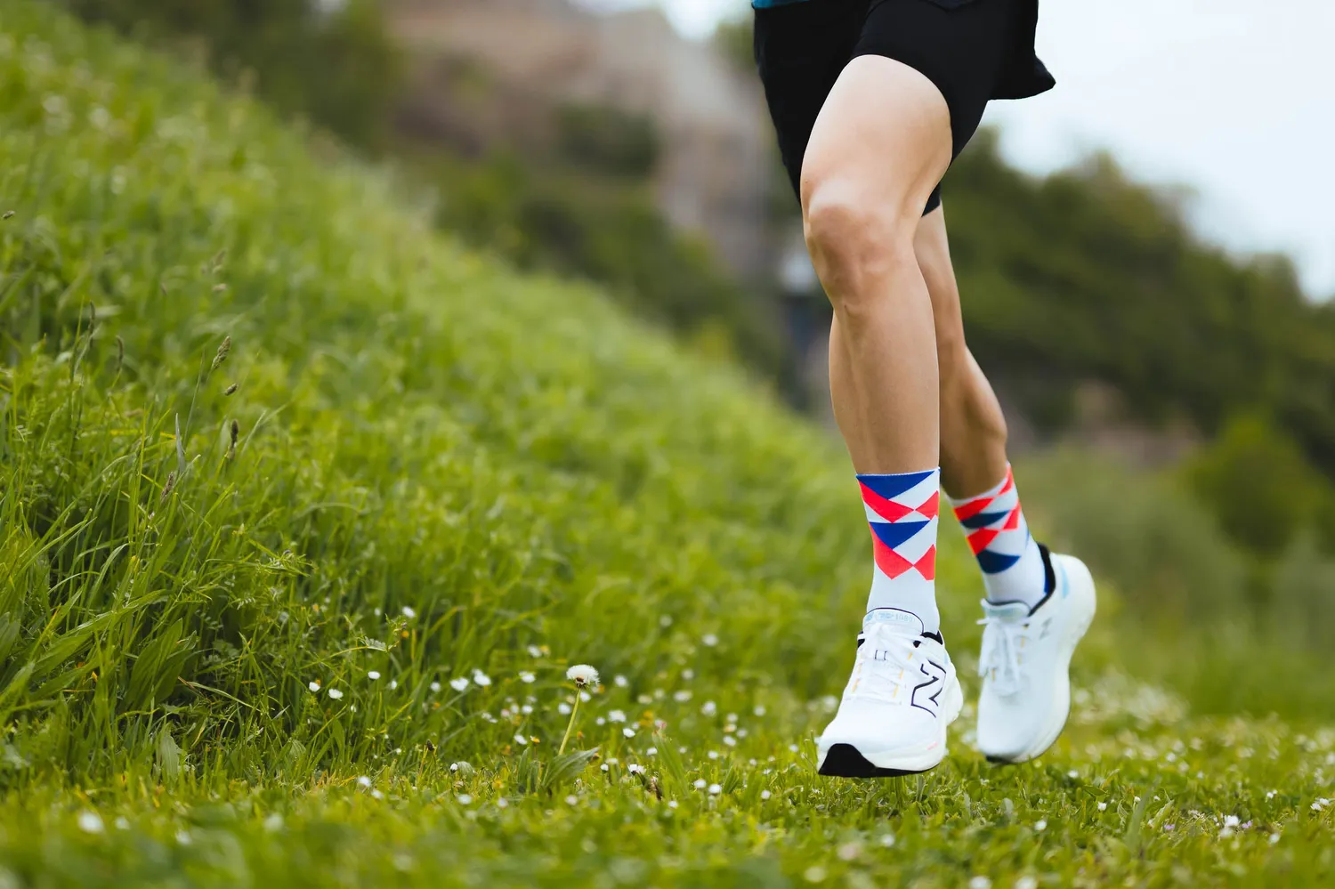 Incylence Running Peaks løbestrømper royal inferno – holdbar