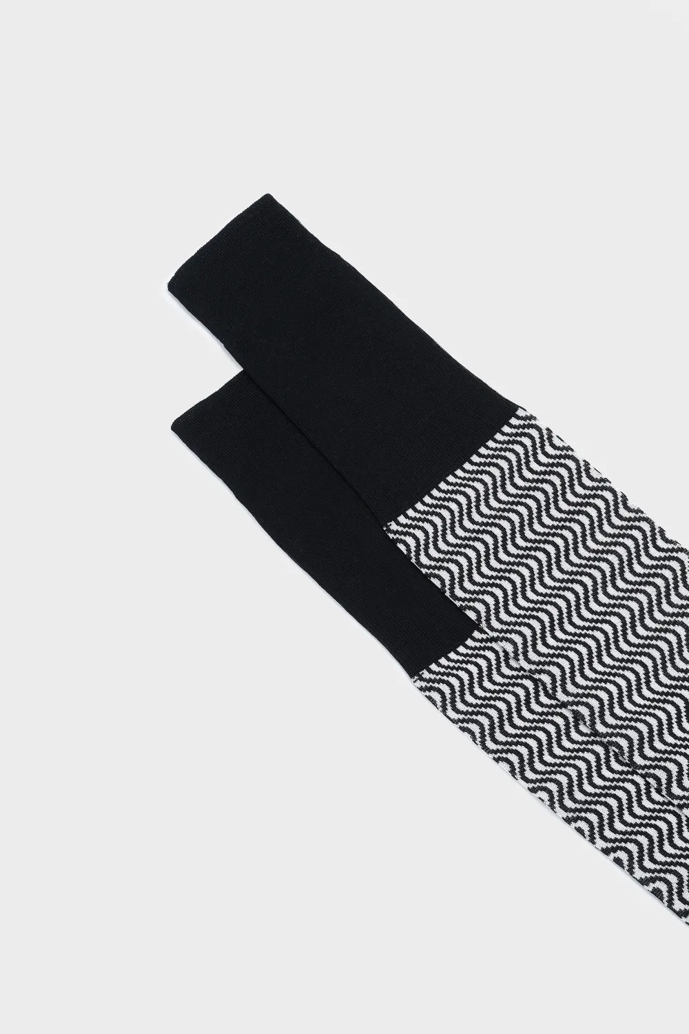 Bresciani Essentials Remo sokker navy-white tynd bomuld