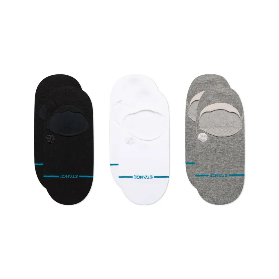 Stance Icon No Show sokker mix 3-pak
