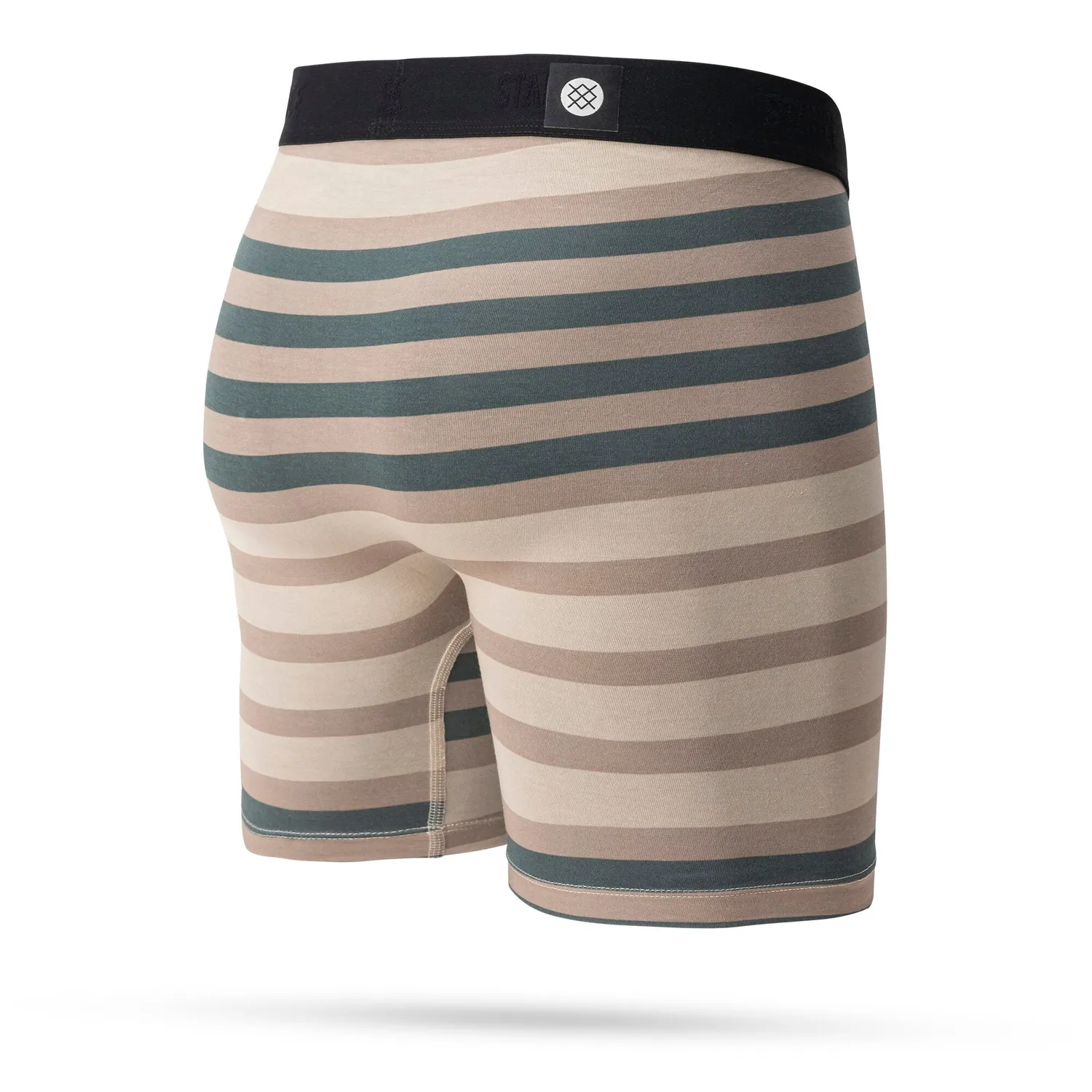 Stance Double Stripe Wholester underbukser brun Butter Blend