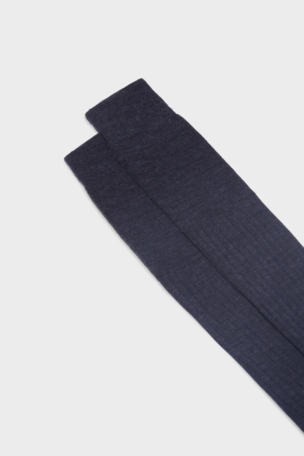 Bresciani Essentials Ascanio herresokker navy uld
