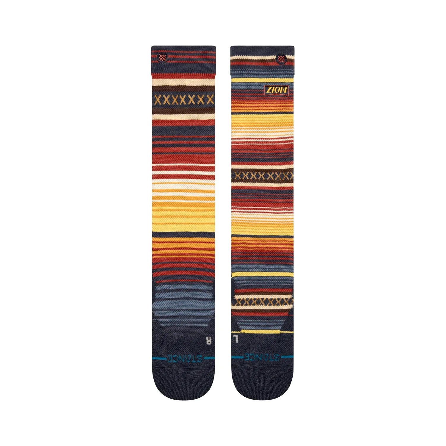 Stance Curren Parks skisokker navy medium polstring