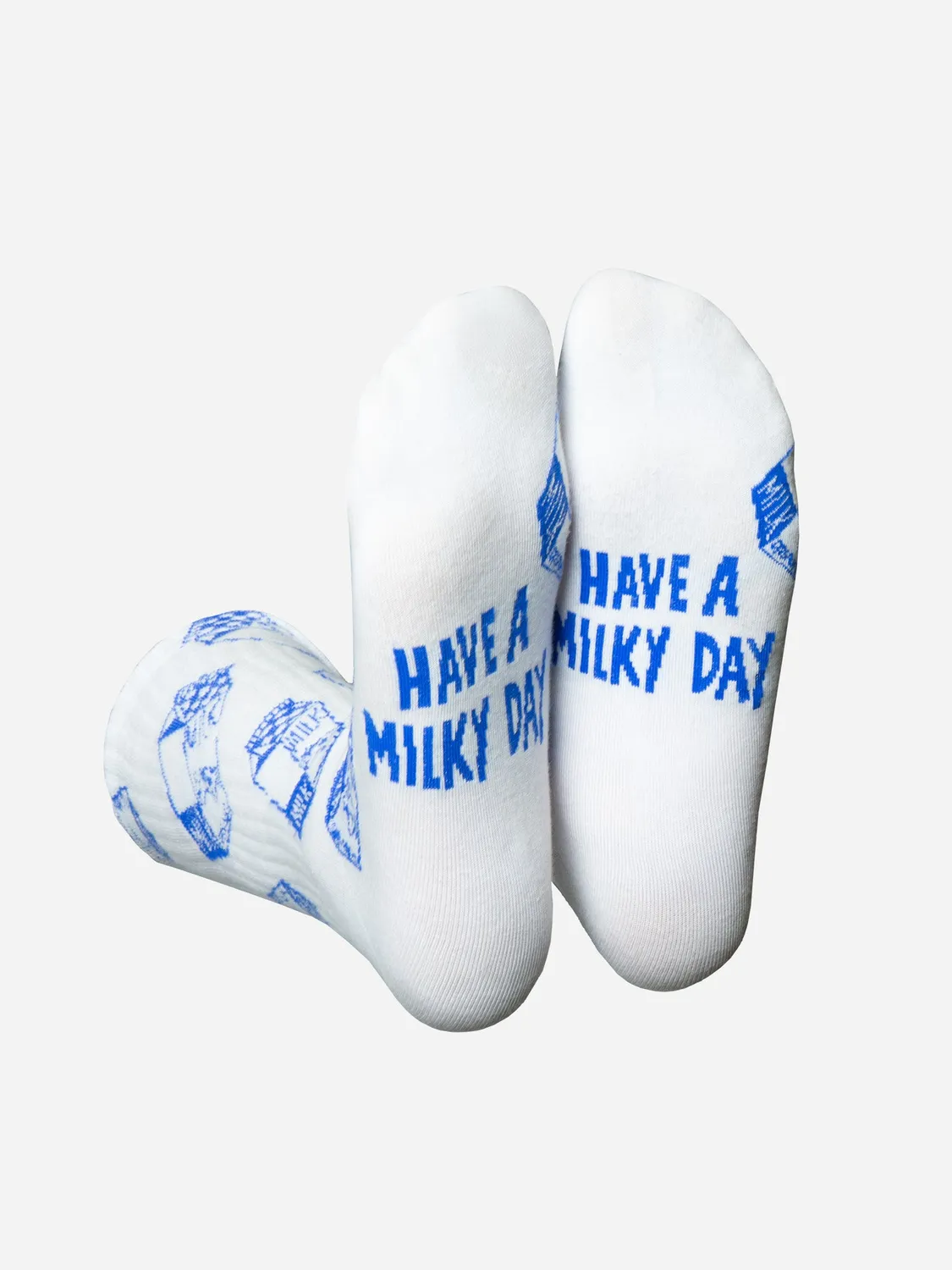 Eat My Socks Milky Day sokker 1 par hvid