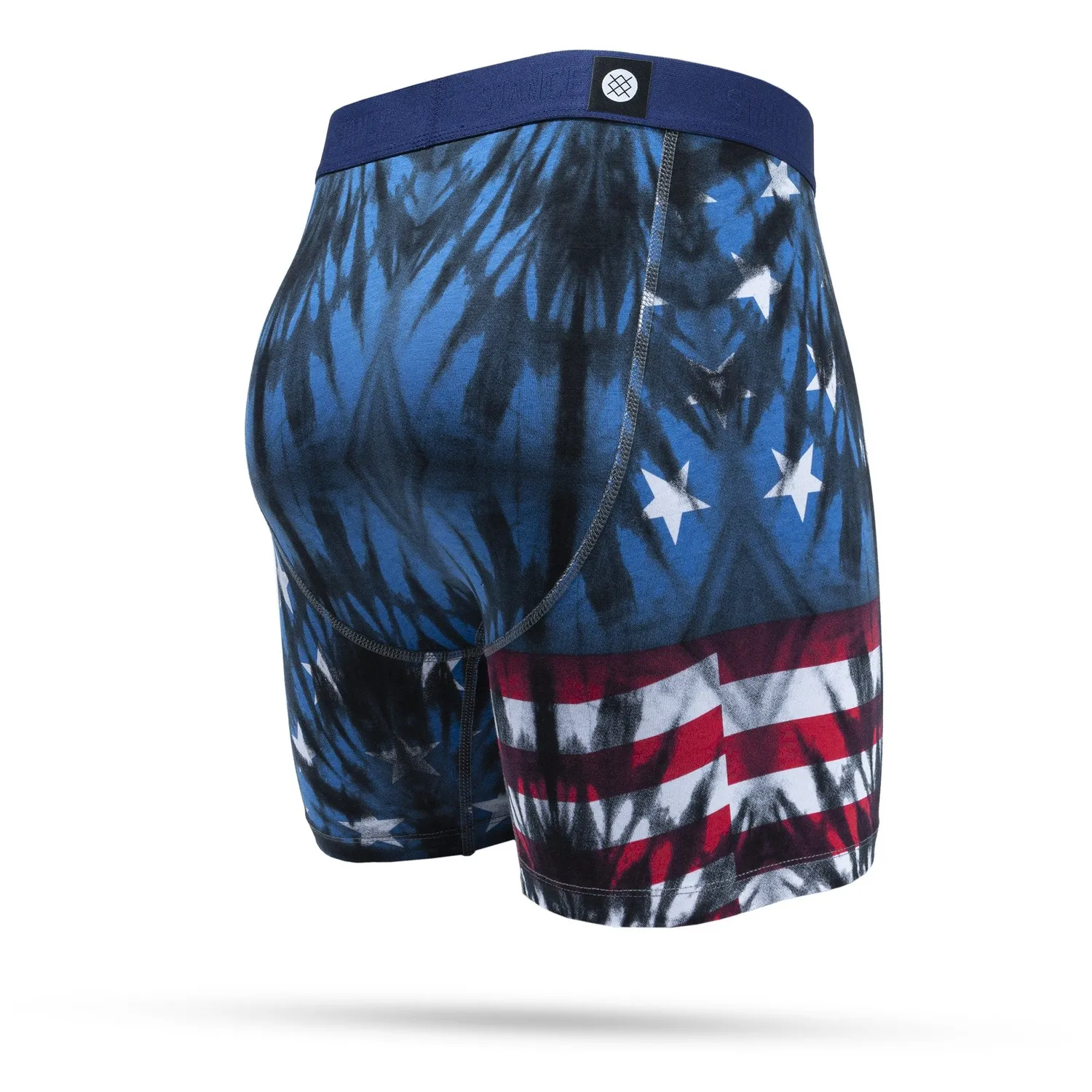 Stance Banner boxer brief blå bomuld 6 tommer