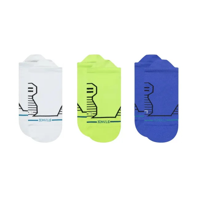 Stance Variegated Tab sokker blå 3-pak let