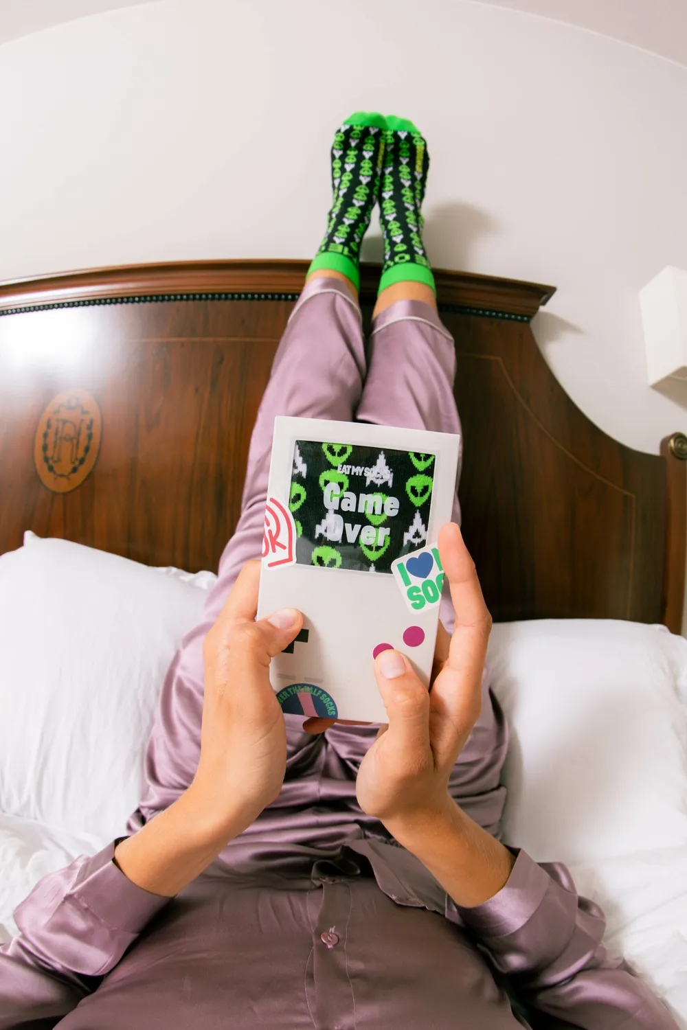 Eat My Socks Game Over sokker 1 par gamer