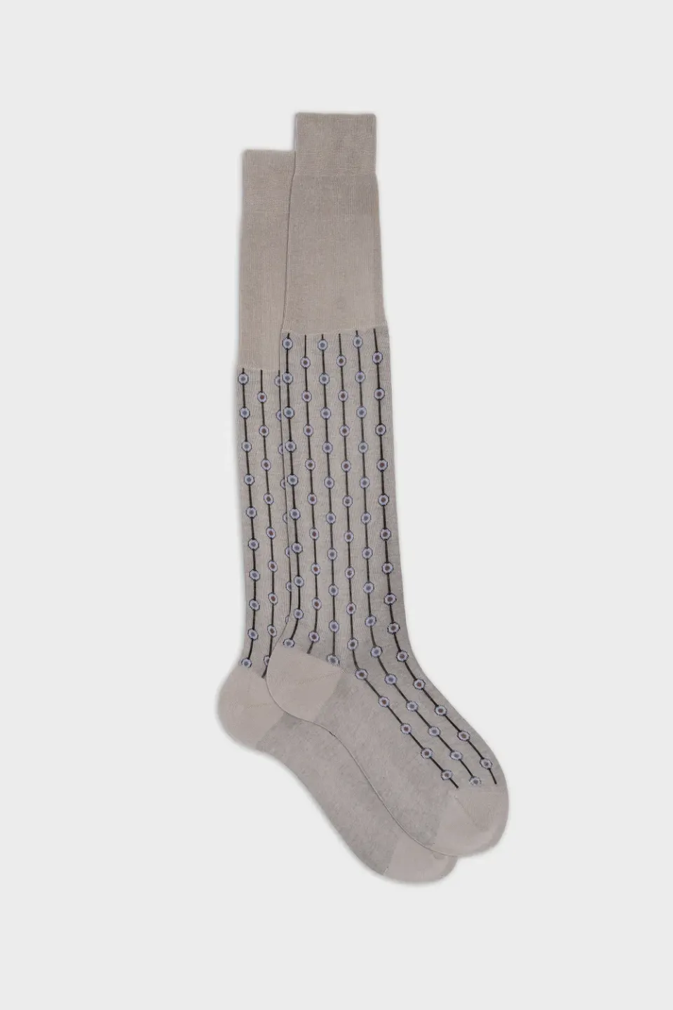 Bresciani Essentials Pavone strømper pearl påfugleøje