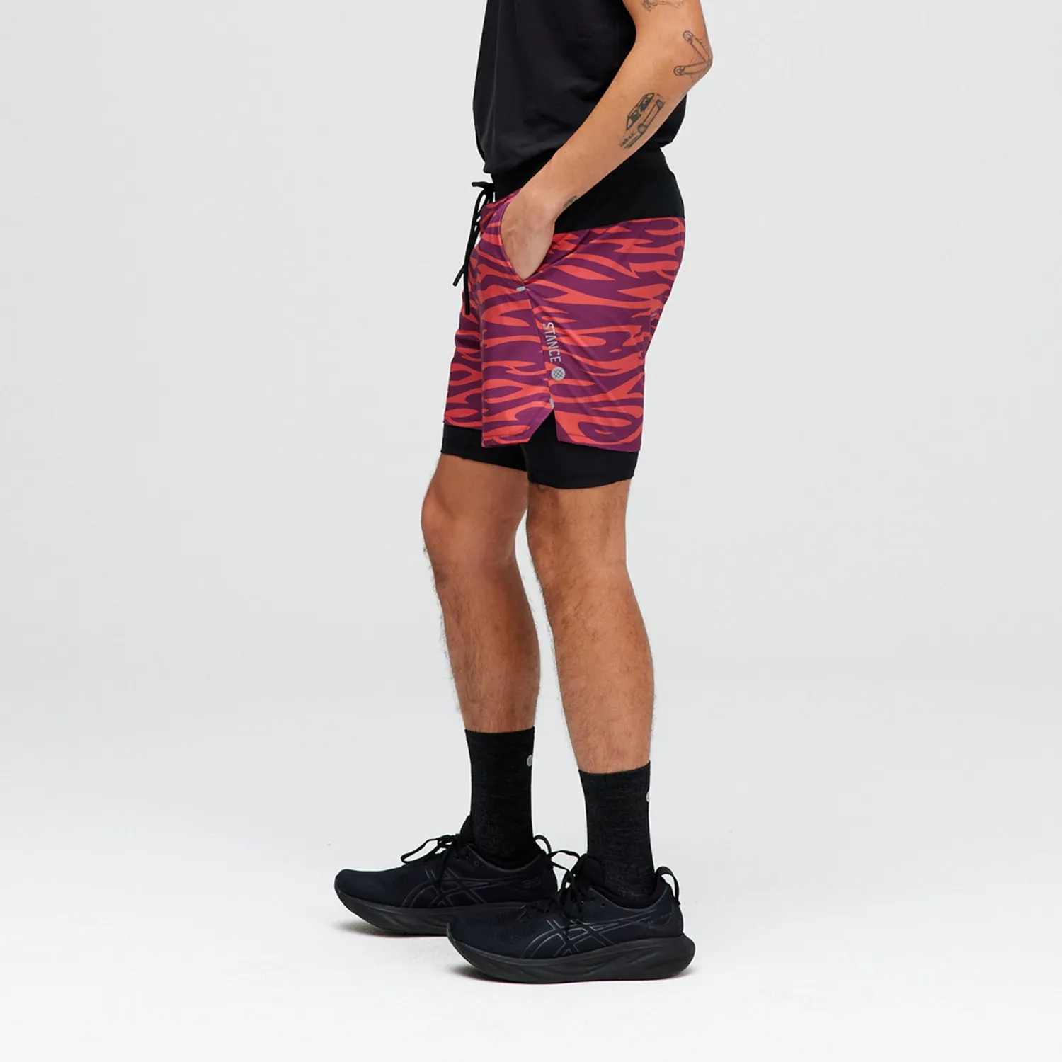 Stance Flux Performance Liner shorts lilla 4-vejs