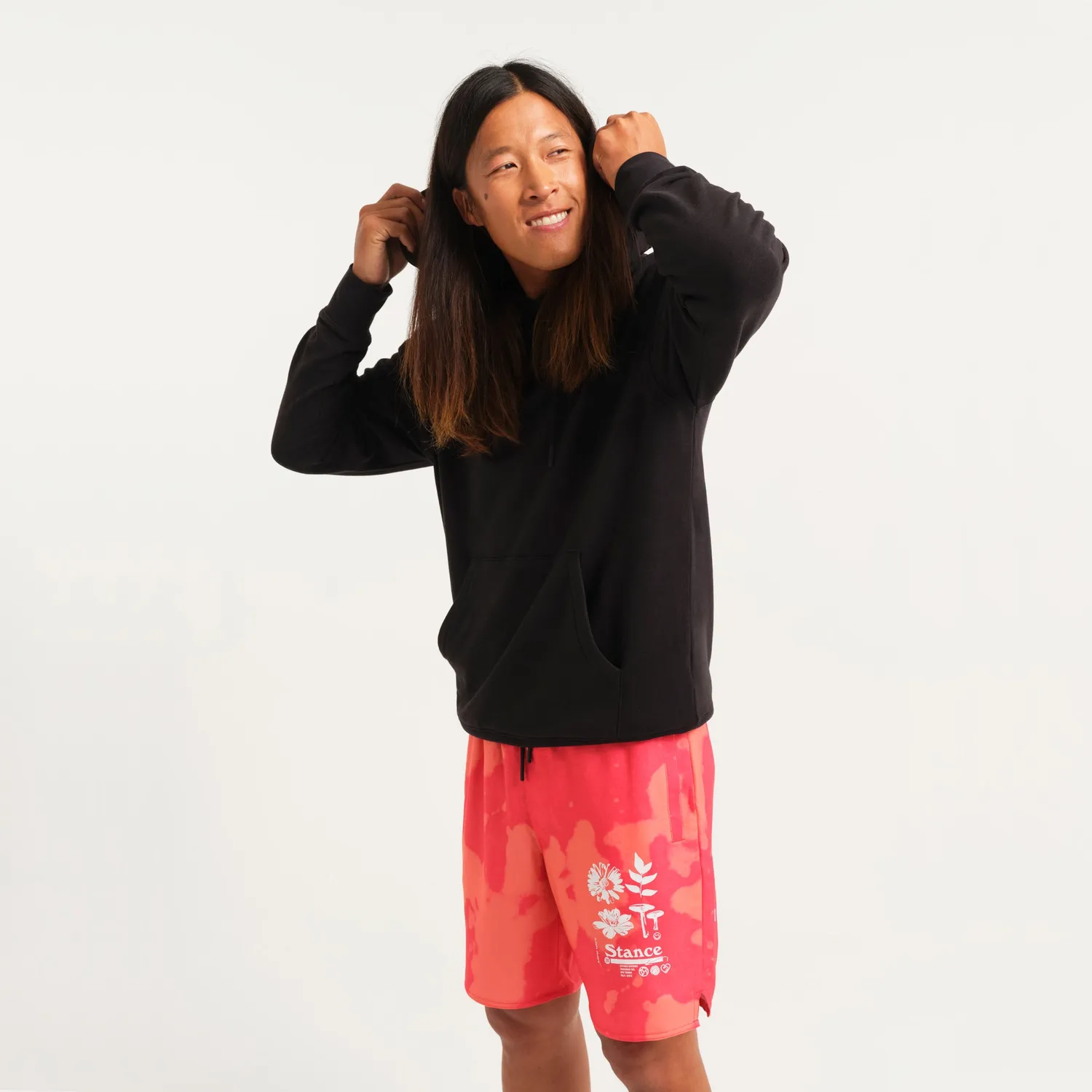 Stance Shelter hoodie sort hættetrøje blød