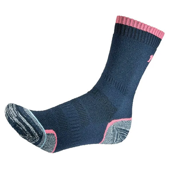 1000 Mile Trek 2270 vandresokker Navy/Purple 2-pak