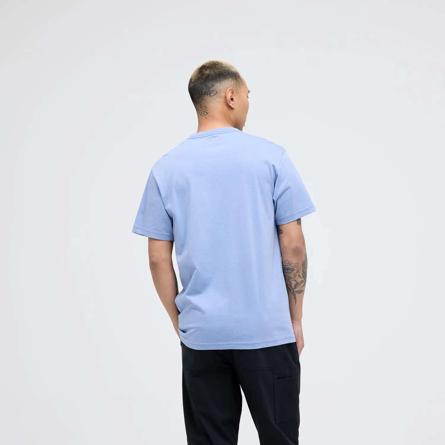Stance Standard Issue tee stone blue bomuld