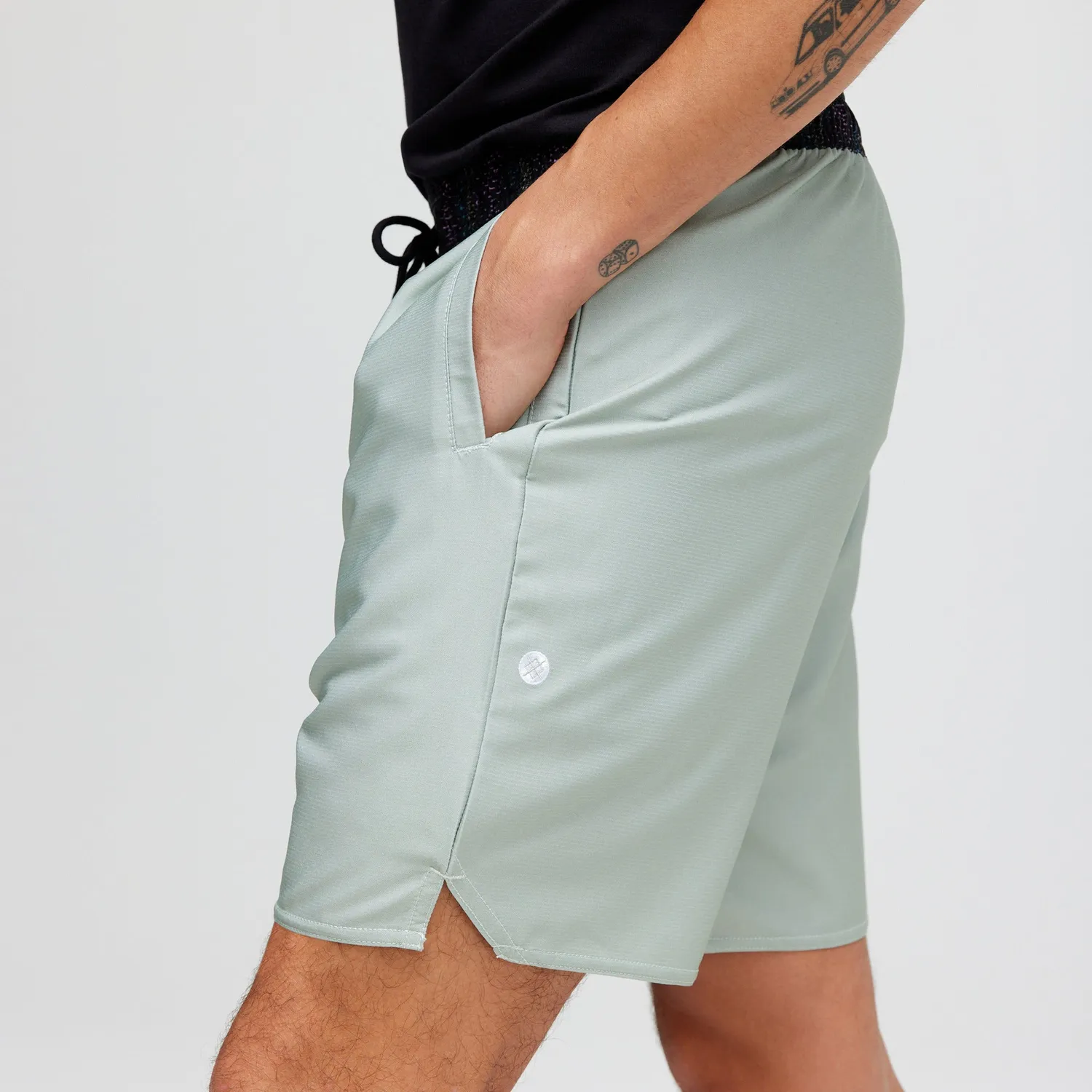 Stance Complex shorts 7" aqua – stretch