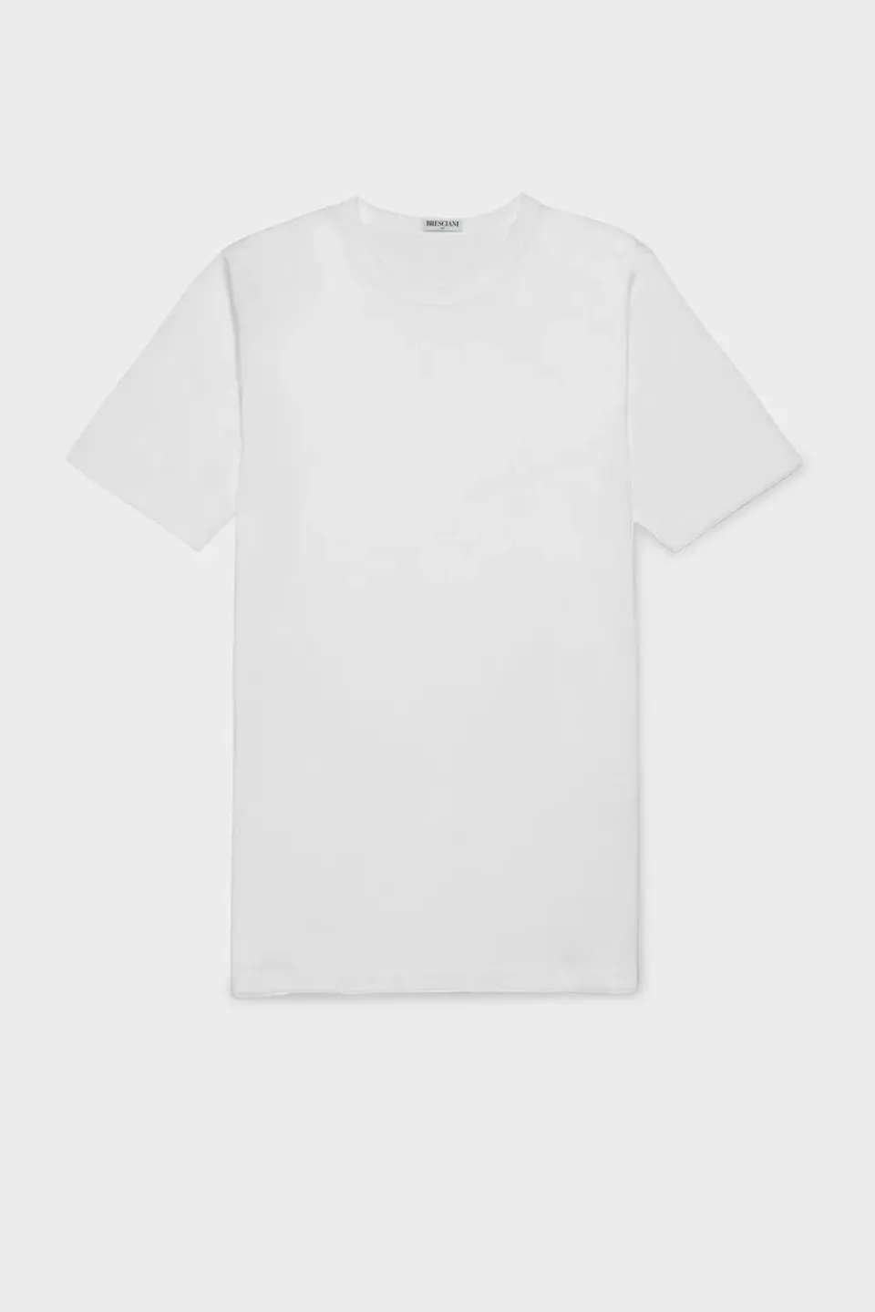 Bresciani Girocollo T-shirt hvid bomuld herre