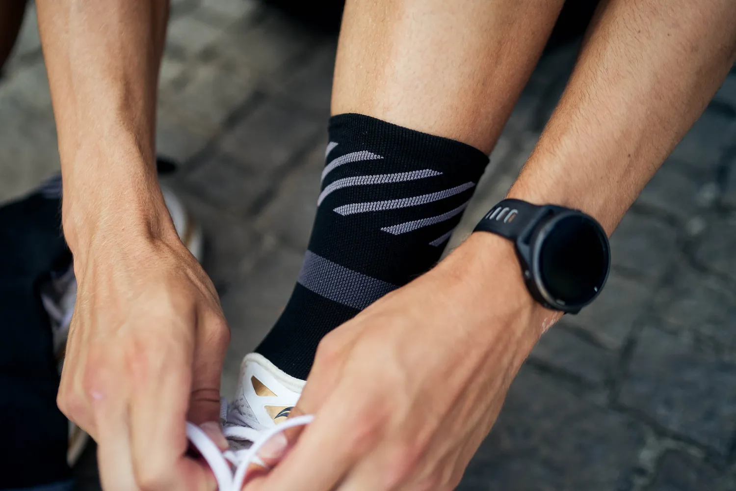 Incylence Running Disrupts Black løbestrømper Microlon