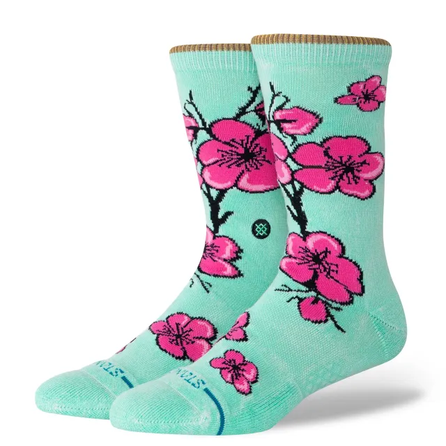 Stance 99 Cents Crew bomuldsstrømper jade Arizona