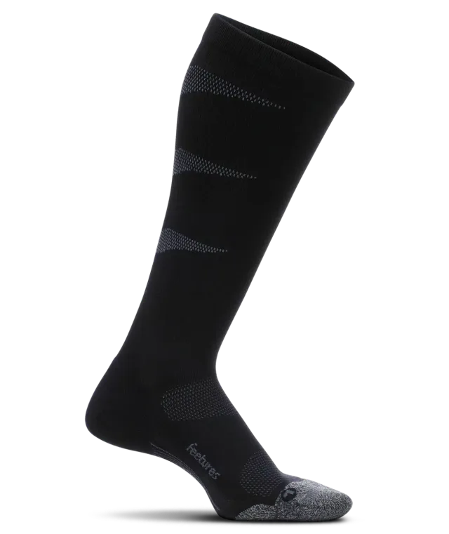 Feetures Graduated Compression Knee High strømper sort 15-20 mmHg
