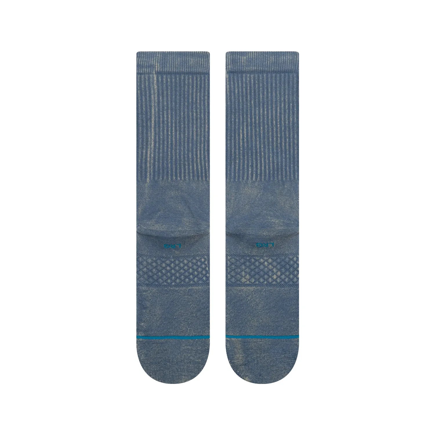 Stance Icon Dyed crew strømper havblå bomuld