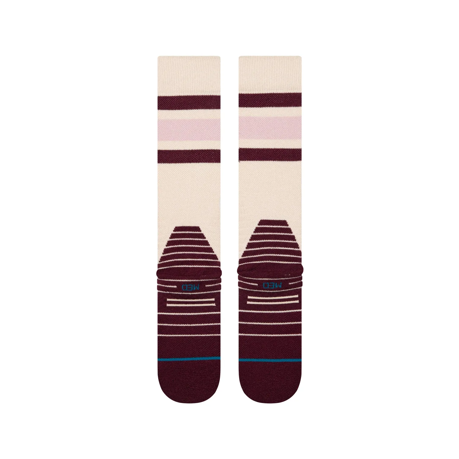 Stance Boyd Mid Wool snestrømper Oatmeal uld