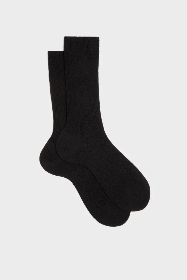 Bresciani Michela uldstrømper sort half calf