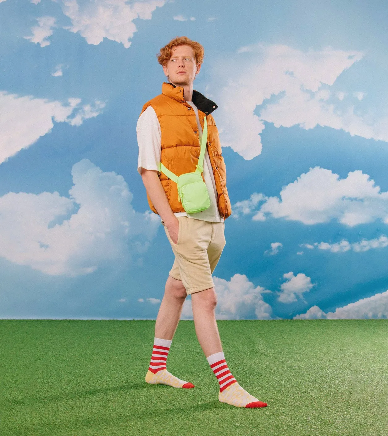 Eat My Socks Pop Corn sokker 1 par sjove