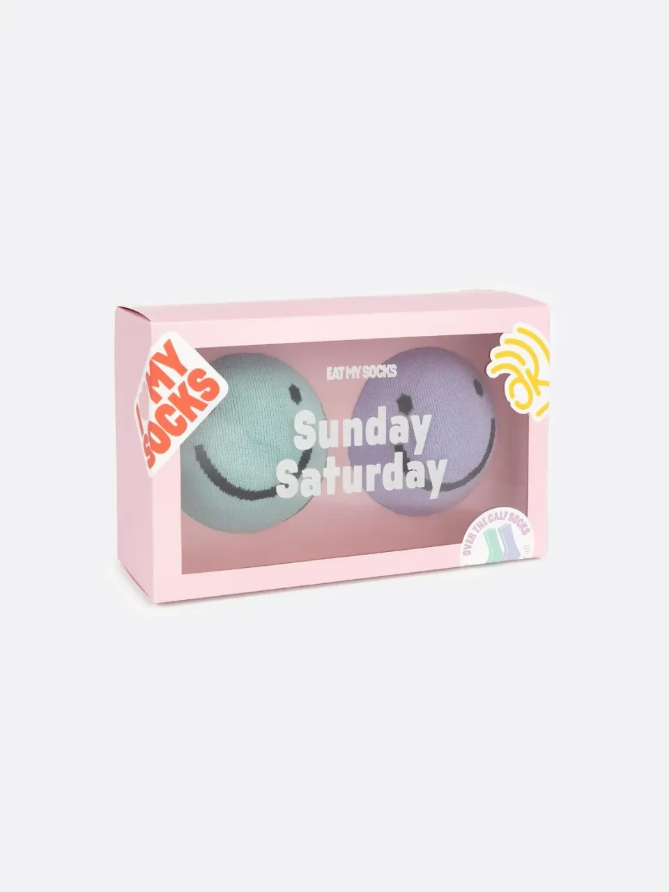 Eat My Socks Saturday-Sunday sokker 2 par weekend