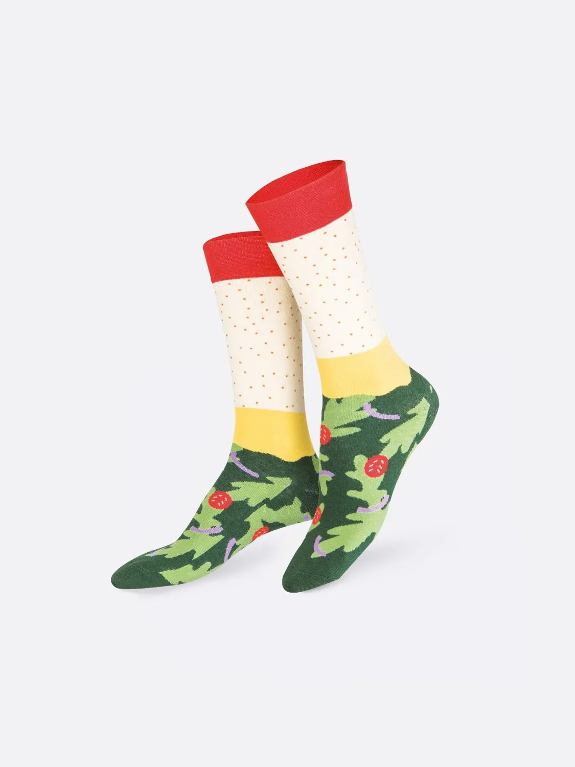 Eat My Socks Napoli Pizza Vegan sokker pizza bomuld