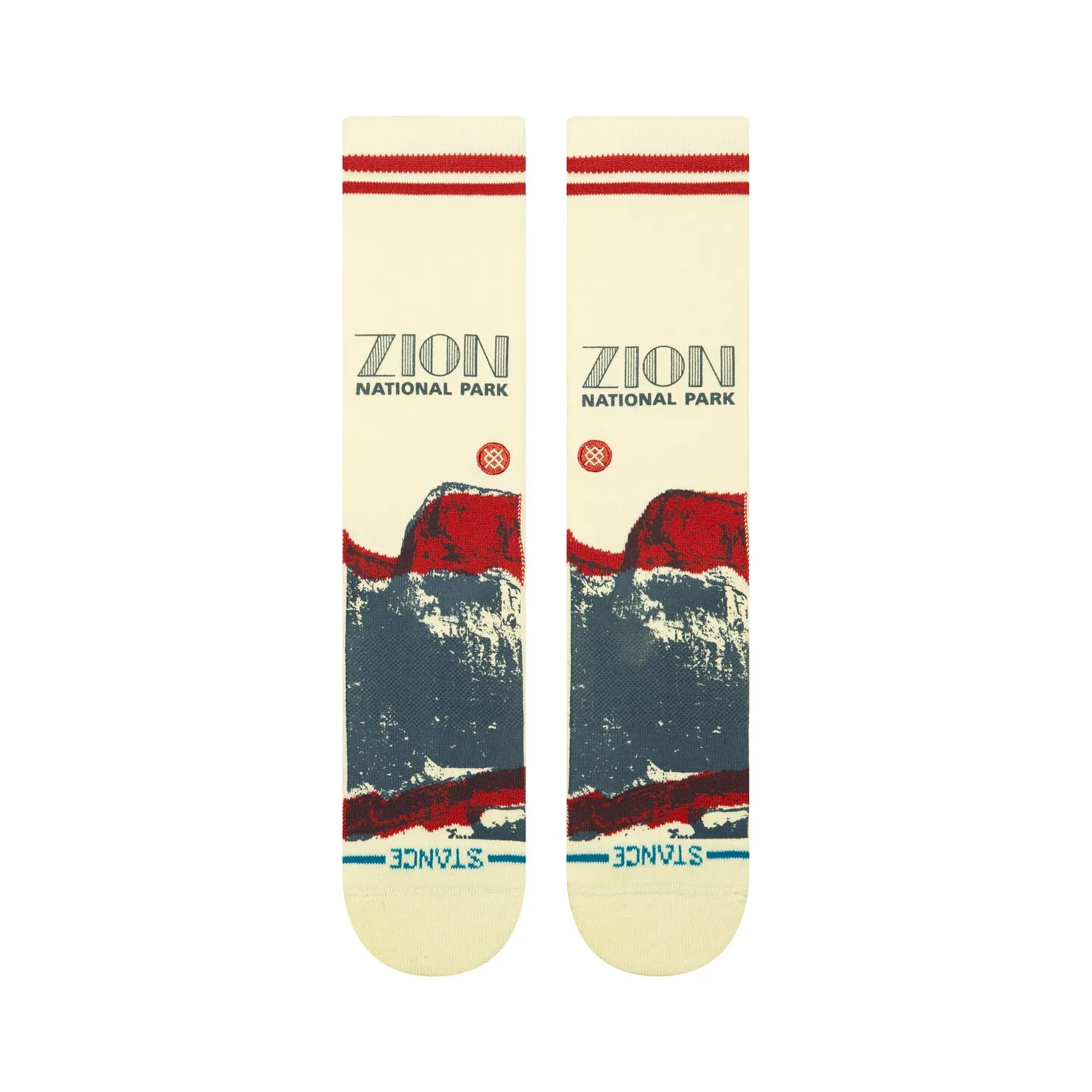 Stance Zion NP Crew strømper butter medium polstring