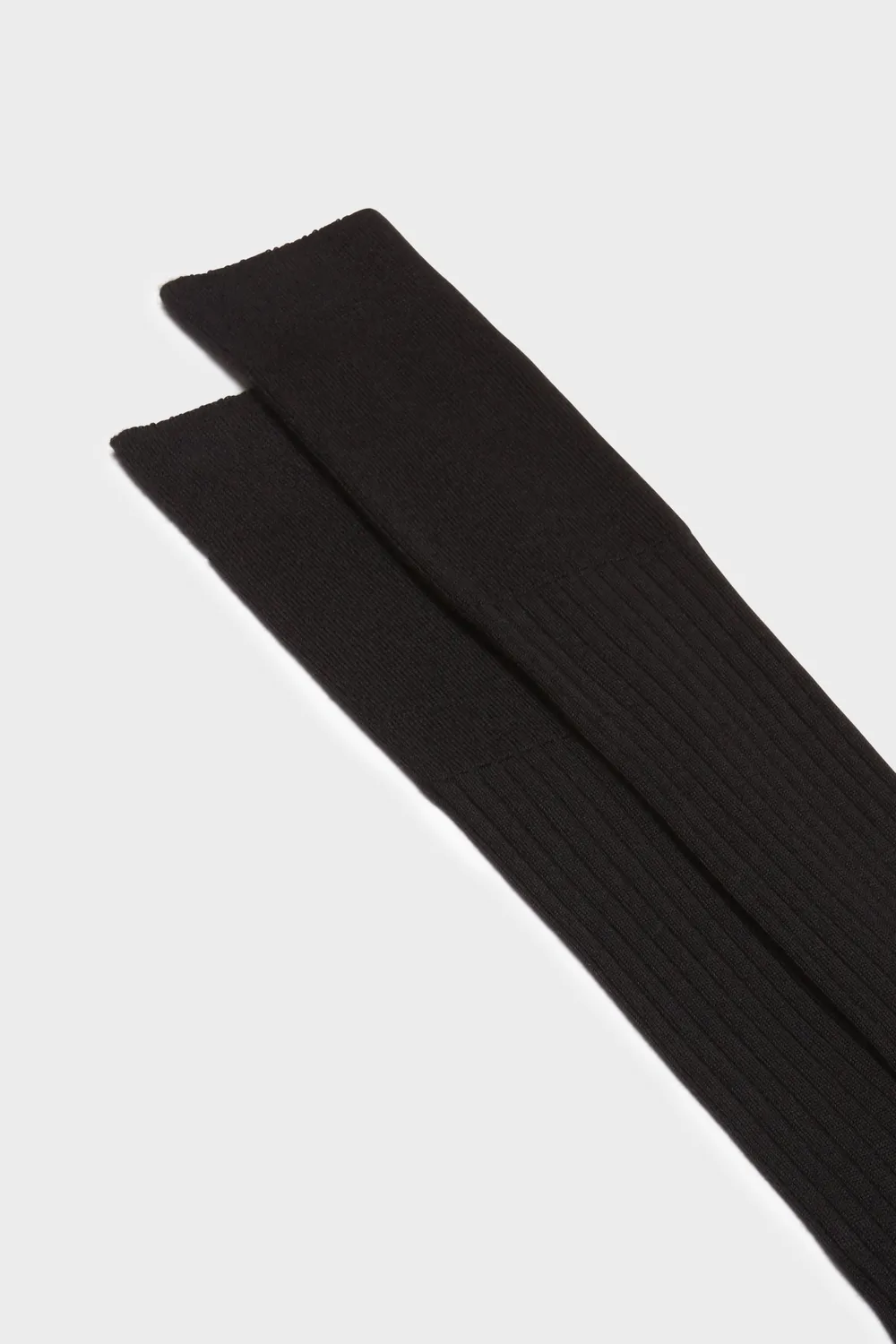 Bresciani Luxury Quirinale herresokker sort cashmere silke