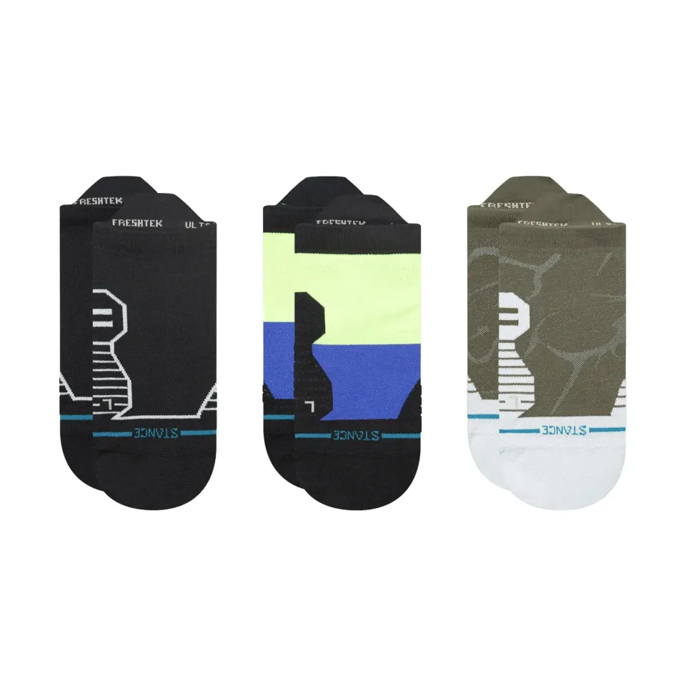 Stance Collective tab løbestrømper multi 3-pak ultralet