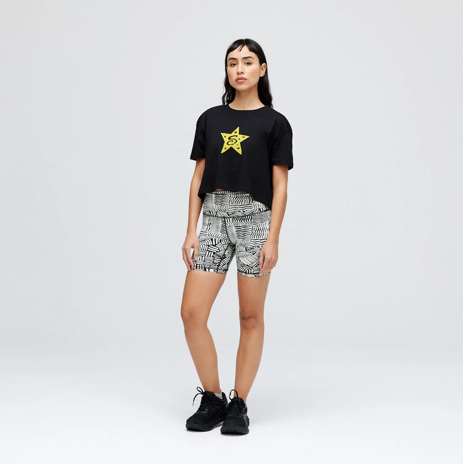 Stance Happenings bike shorts råhvid nylon