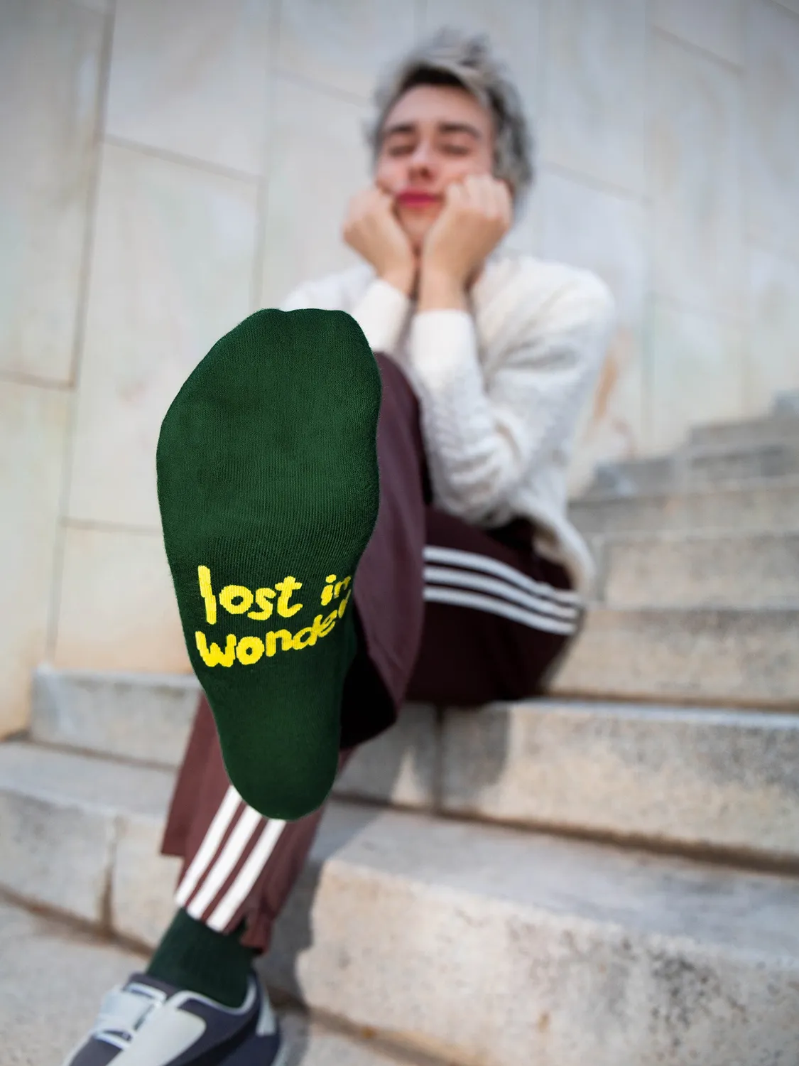 Eat My Socks Wonder Deer sokker flat-pack