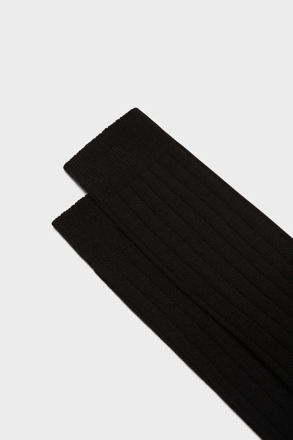 Bresciani Essentials Lupo herre uldstrømper sort merino