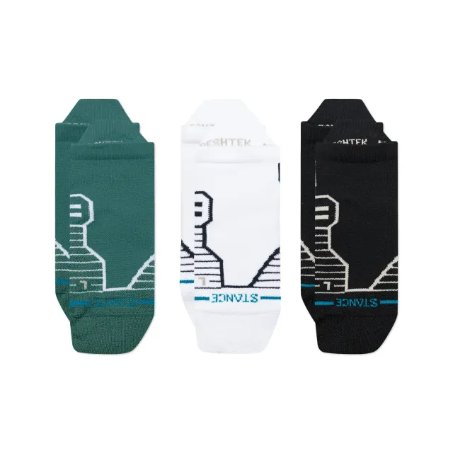 Stance Golf Mid Tab sokker teal 3-pak – åndbar