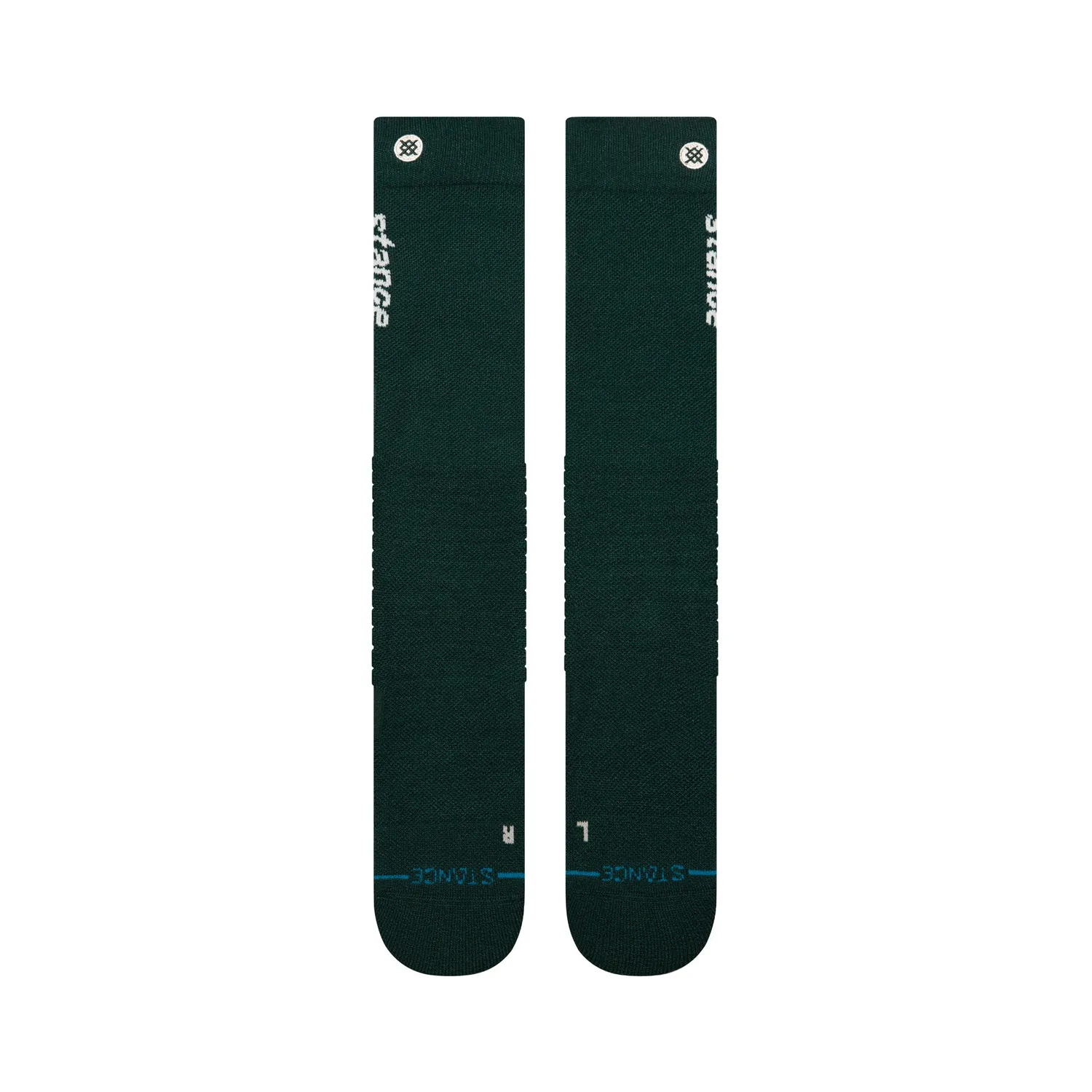 Stance Speed Mid Poly snow sokker Pine kompression