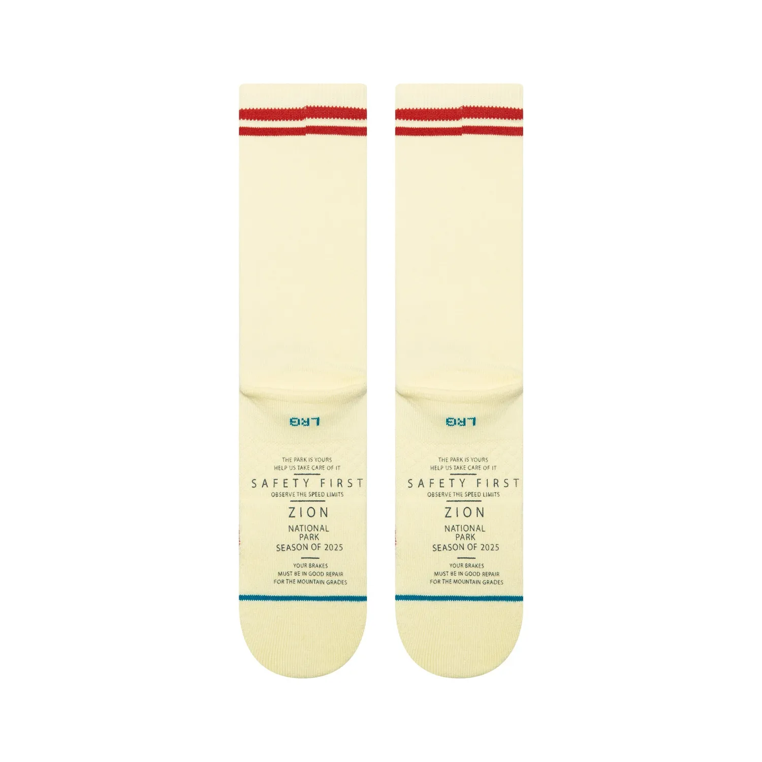 Stance Zion NP Crew strømper butter medium polstring