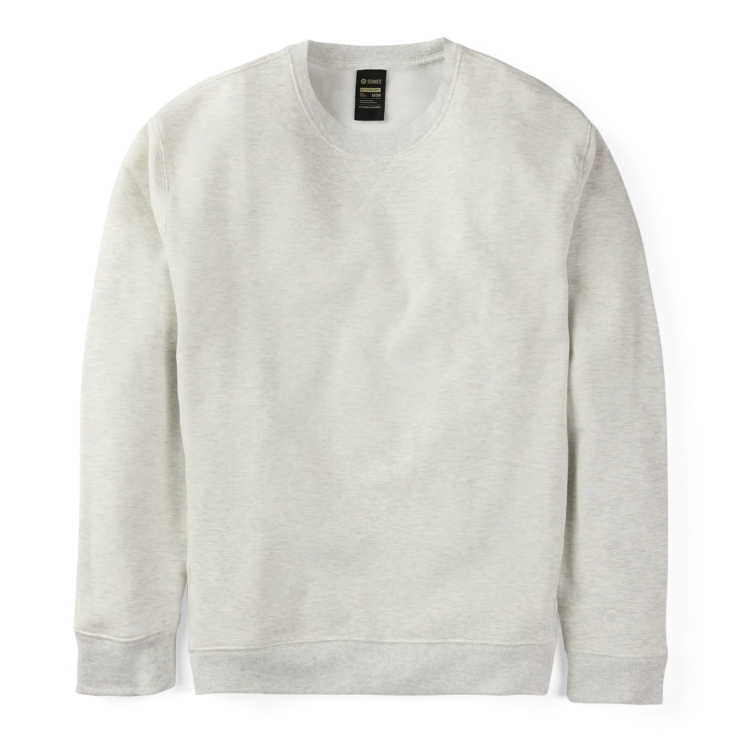 Stance Aura Crew sweatshirt grå relaxed fit