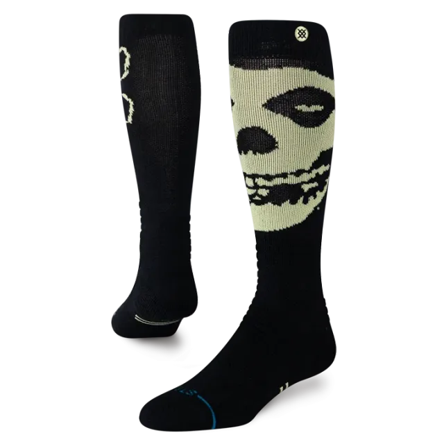 Stance Misfits Wool strømper sort uld