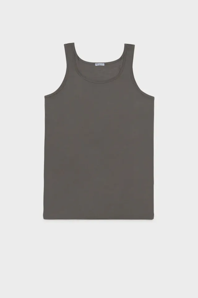 Bresciani Canotta undertrøje grey 100% bomuld