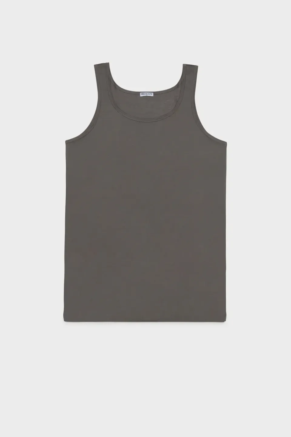 Bresciani Canotta undertrøje grey 100% bomuld