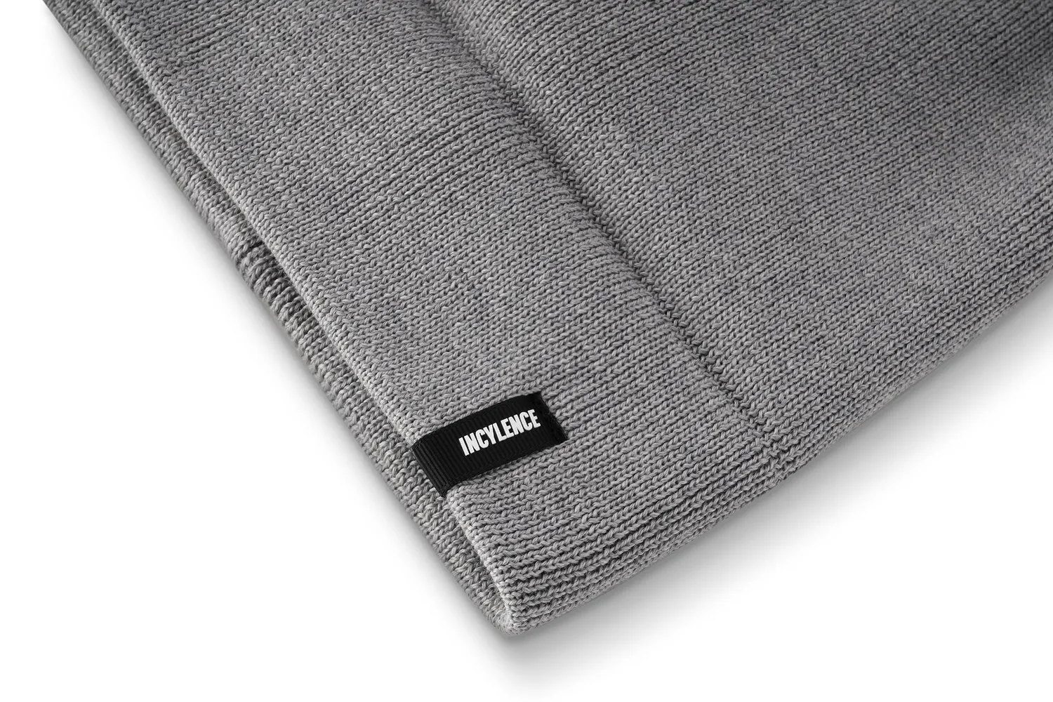 Incylence Merino Beanie Light Grey hue økologisk uld