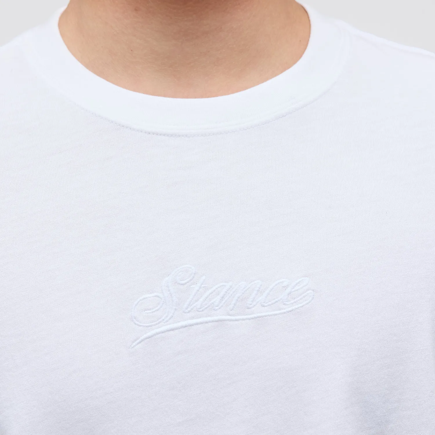Stance Studio Organic Cotton T-shirt hvid økologisk bomuld