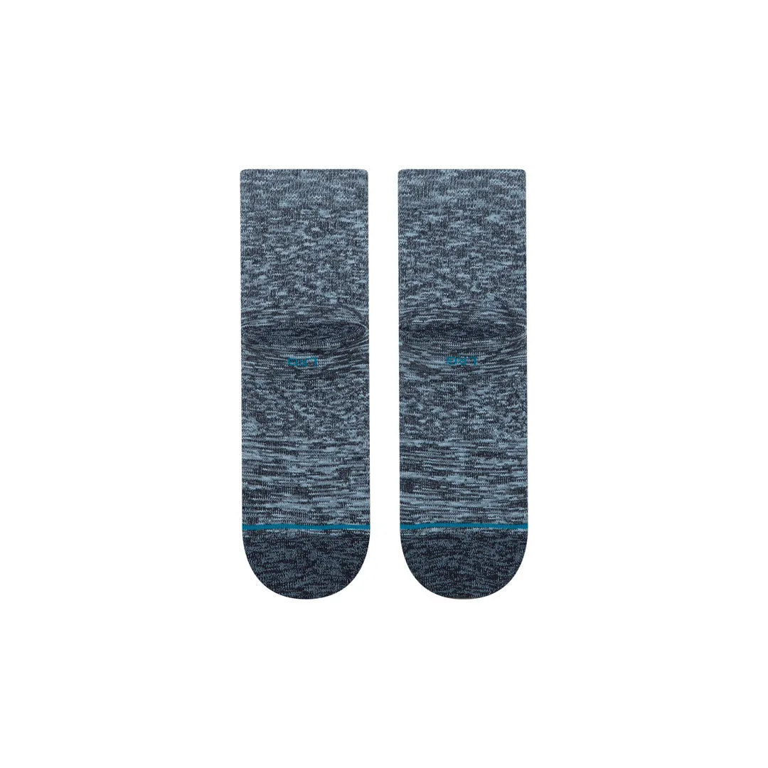 Stance Slub Quarter Strømper Navy bomuld