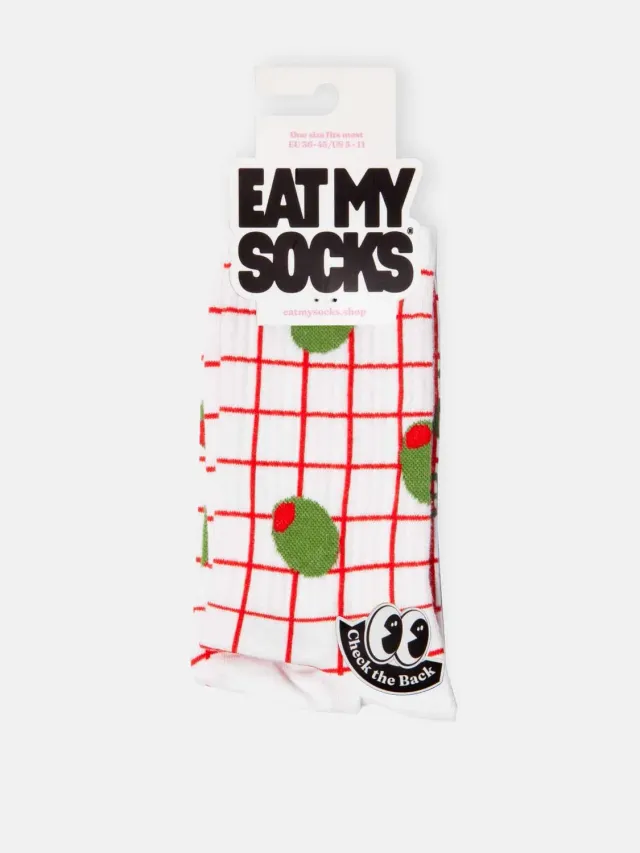 Eat My Socks Olive sokker flat-pack Olive You