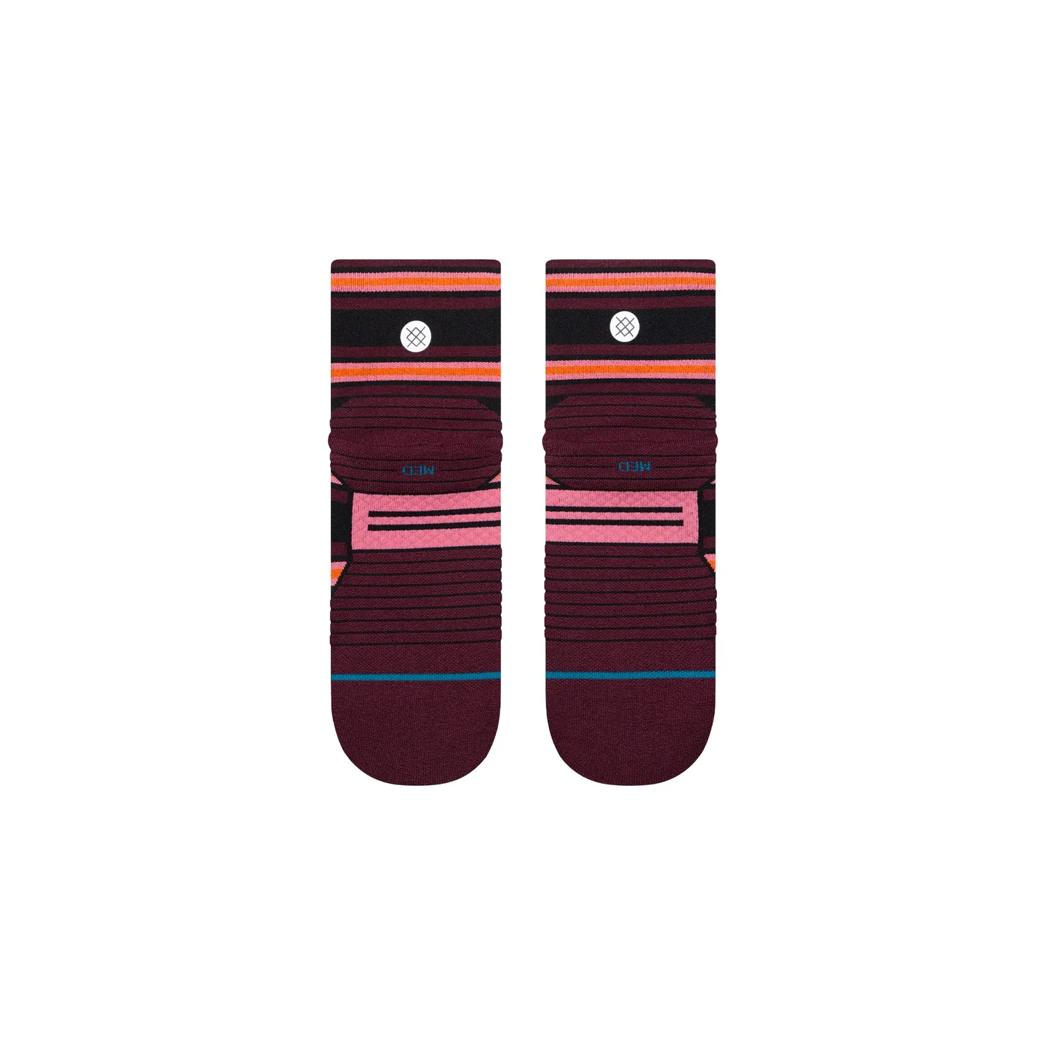Stance Wayfarer Light Quarter løbestrømper fig nylon
