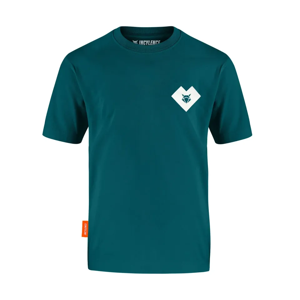 Incylence One Men t-shirt petrol økologisk bomuld