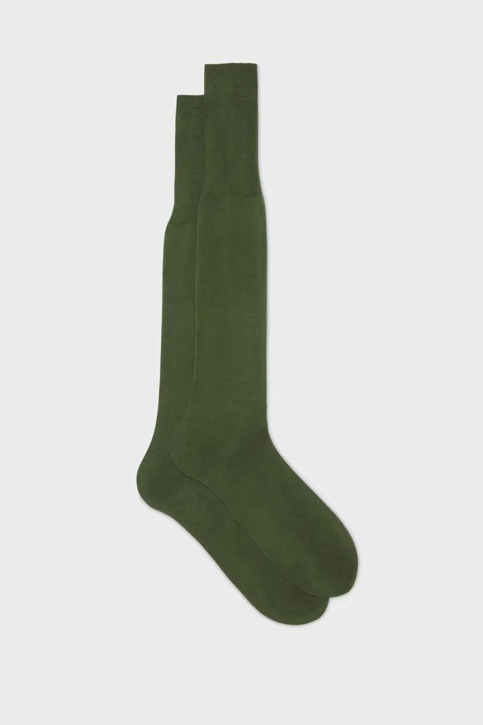 Bresciani Essentials Lorenzo herresokker oliven ensfarvet