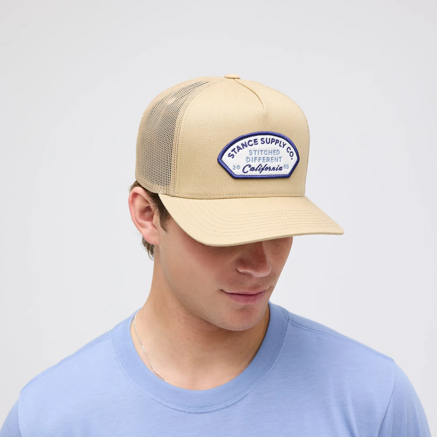 Icon Trucker Hat kasket khaki flad skygge