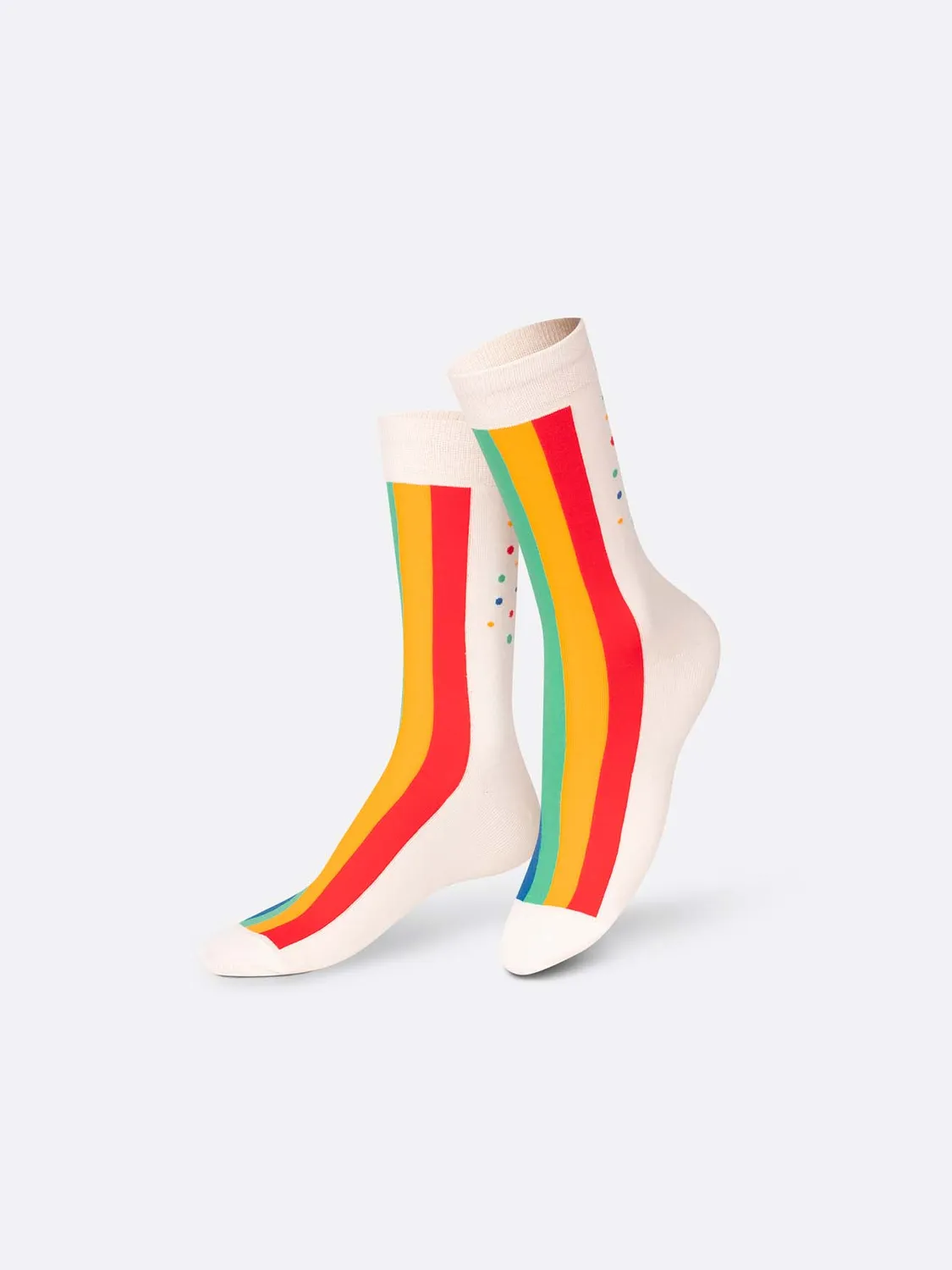 Eat My Socks Rainbow Cake sokker sjove bomuld