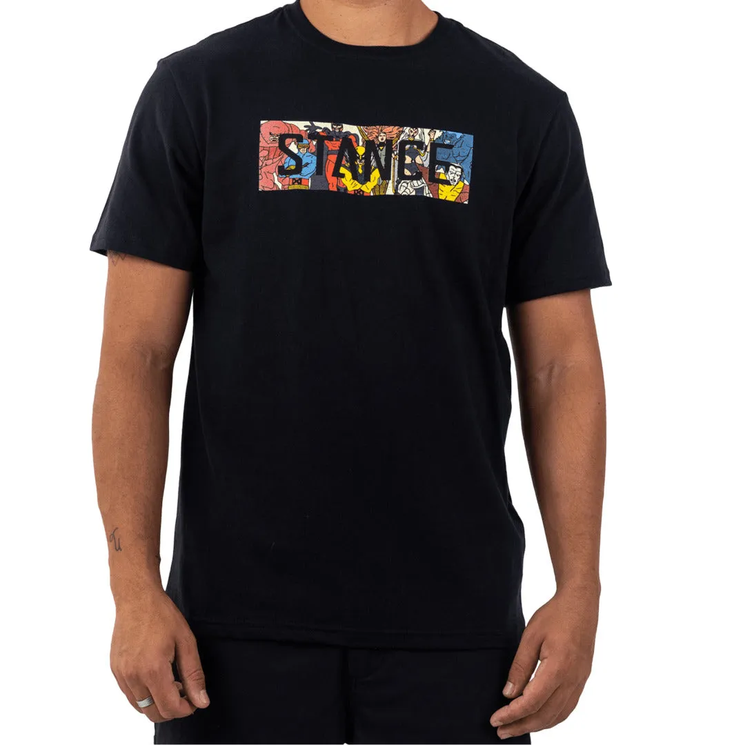 Stance Marvel Tee T-shirt sort bomuld