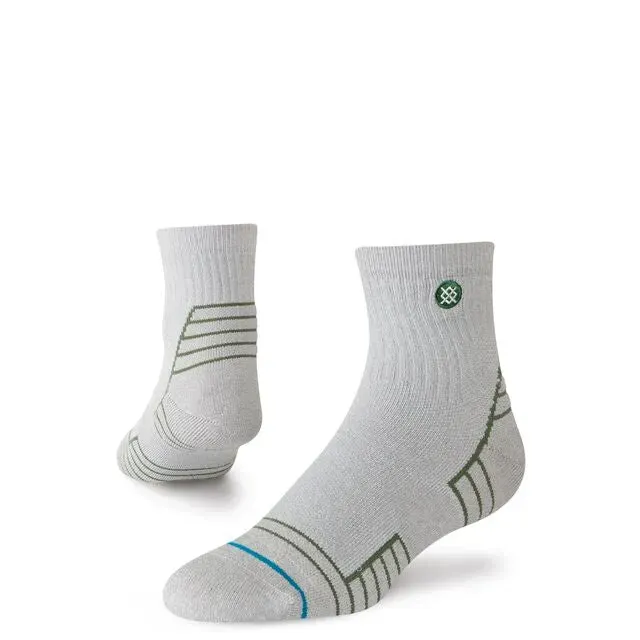 Stance Heather Hike Quarter vandrestrømper Heather Grey holdbar